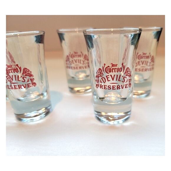 Jose Cuervos Shot Glasses Tequila Devil's Reserve Barware - Set of 6 - Picture 6 of 9